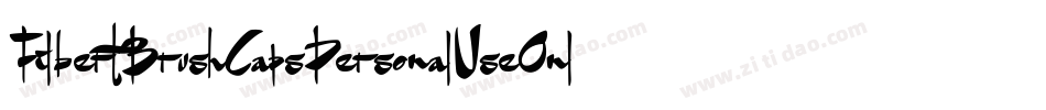 FilbertBrushCapsPersonalUseOnly-qmw6字体转换