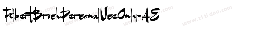 FilbertBrushPersonalUseOnly-AEX6字体转换