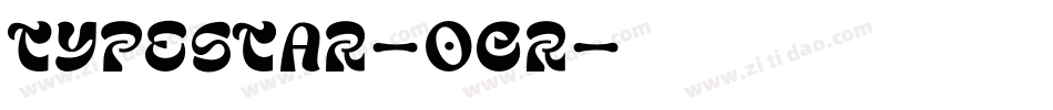 Typestar-OCR字体转换