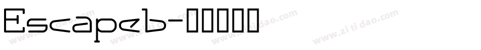 Escapeb字体转换