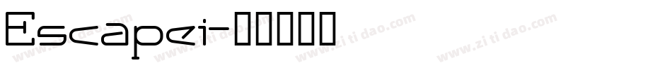 Escapei字体转换