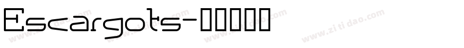 Escargots字体转换