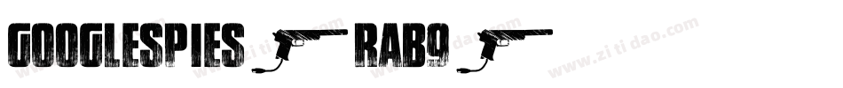 GoogleSpies-rAB9字体转换