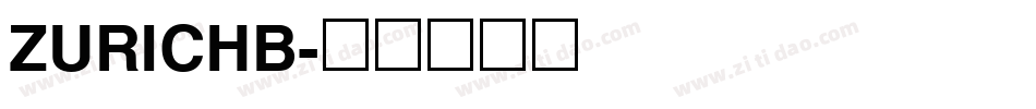 ZURICHB字体转换