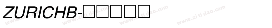 ZURICHB字体转换
