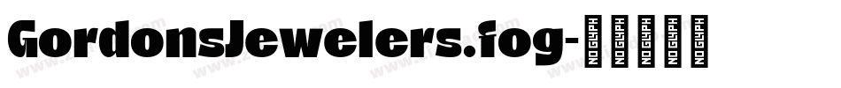 GordonsJewelers.fog字体转换