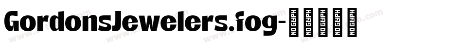 GordonsJewelers.fog字体转换