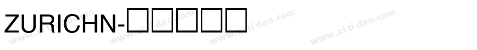 ZURICHN字体转换
