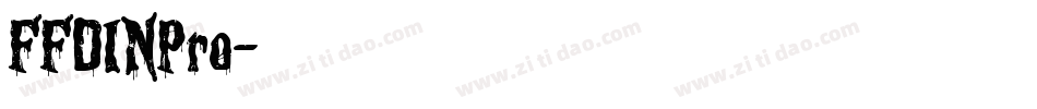 FFDINPro字体转换