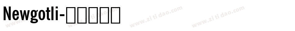 Newgotli字体转换