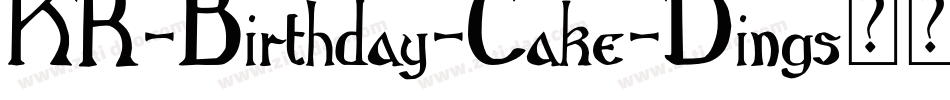 KR-Birthday-Cake-Dings手机版字体转换