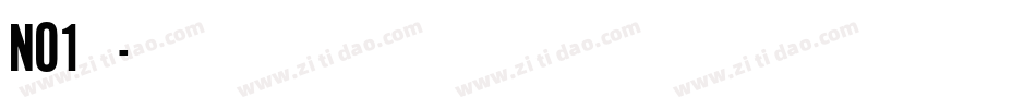 NO1字库字体转换