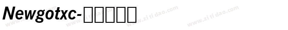 Newgotxc字体转换