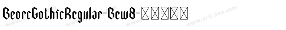 BeorcGothicRegular-Bew8字体转换