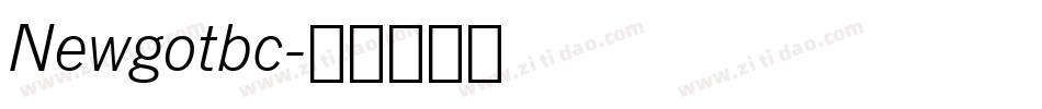 Newgotbc字体转换