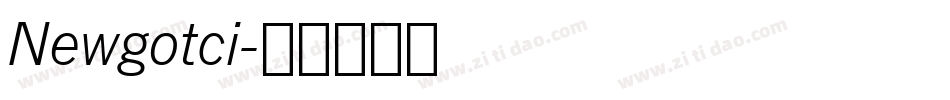 Newgotci字体转换