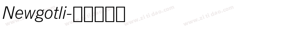 Newgotli字体转换