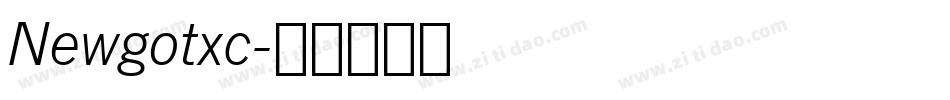 Newgotxc字体转换