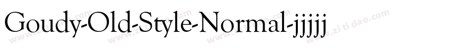 Goudy-Old-Style-Normal字体转换