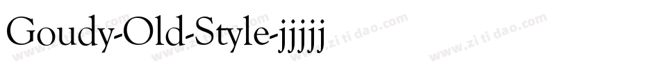 Goudy-Old-Style字体转换