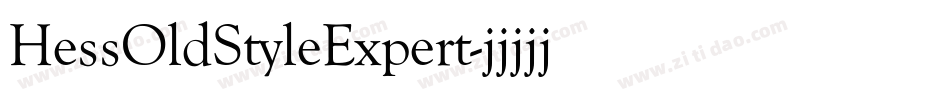 HessOldStyleExpert字体转换