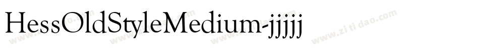 HessOldStyleMedium字体转换