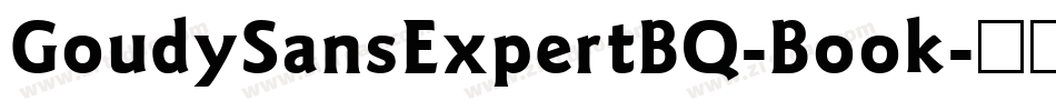 GoudySansExpertBQ-Book字体转换