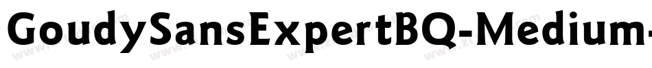 GoudySansExpertBQ-Medium字体转换