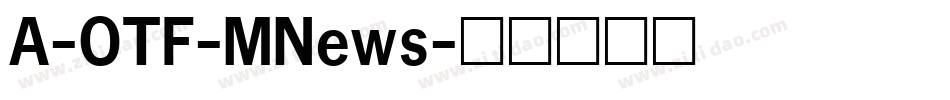 A-OTF-MNews字体转换