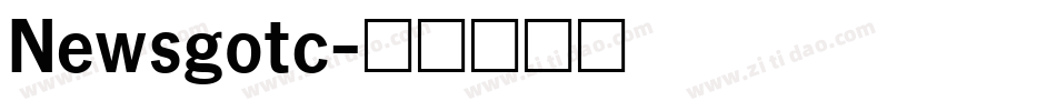 Newsgotc字体转换