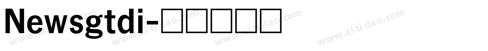 Newsgtdi字体转换