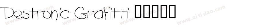 Destronic-Grafitti字体转换