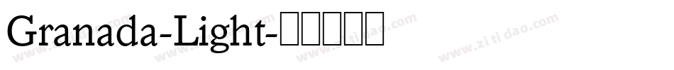 Granada-Light字体转换