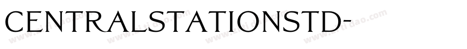 CentralStationStd字体转换