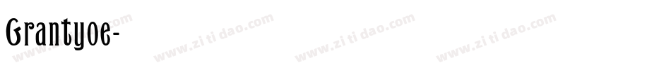 Grantyoe字体转换