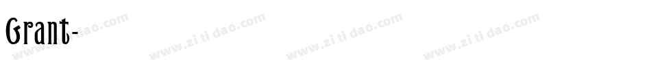 Grant字体转换