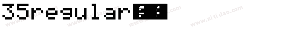 35regular字体字体转换