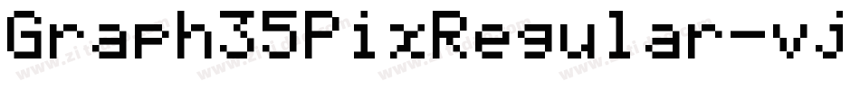 Graph35PixRegular-vj1A字体转换