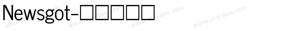 Newsgot字体转换
