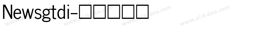 Newsgtdi字体转换