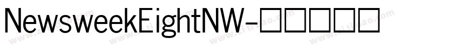 NewsweekEightNW字体转换