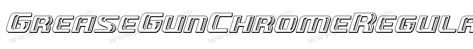 GreaseGunChromeRegular-Rmll字体转换
