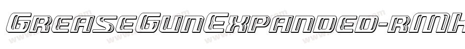 GreaseGunExpanded-rMK9字体转换