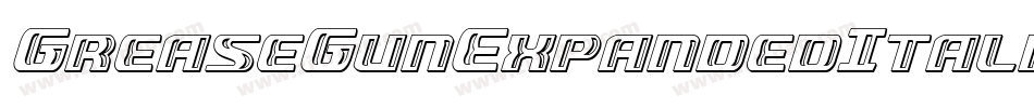 GreaseGunExpandedItalic-MKXx字体转换