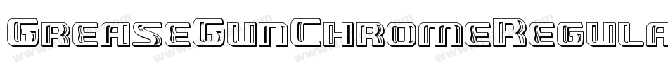 GreaseGunChromeRegular-Rmll字体转换
