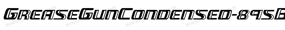 GreaseGunCondensed-895B字体转换