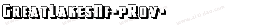GreatLakesNf-pRov字体转换