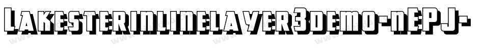 Lakesterinlinelayer3demo-nEPJ字体转换