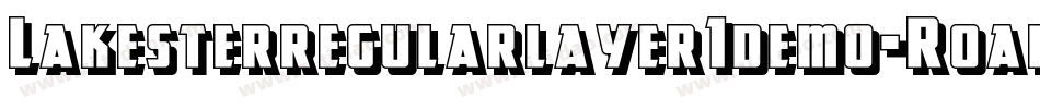 Lakesterregularlayer1demo-Roal字体转换