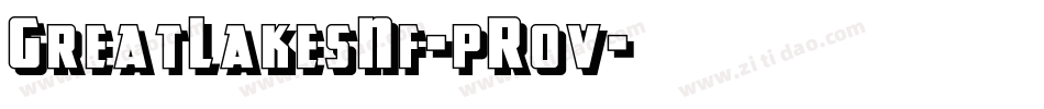 GreatLakesNf-pRov字体转换